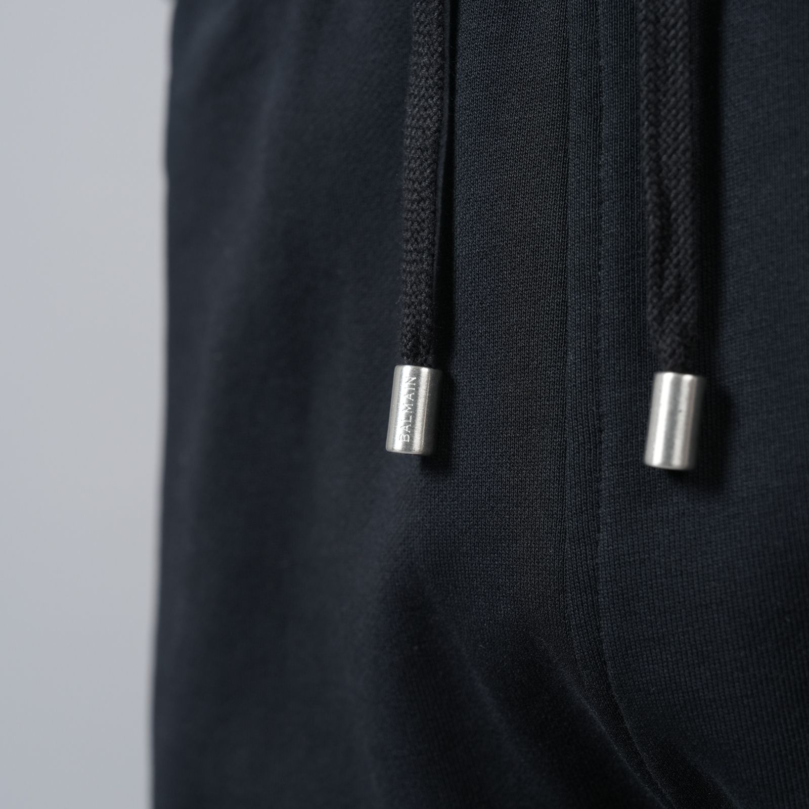 BALMAIN - 【ラスト1点】RIBBED BALMAIN FLOCK SWEATPANTS BALMAIN - 【ラスト1点】RIBBED BALMAIN FLOCK SWEATPANTS
