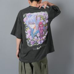 【ラスト1点】[幽遊白書]  TYUM24AM005 / S/S T-Shirt (YOKO/KURAMA) / Tシャツ (ブラック)