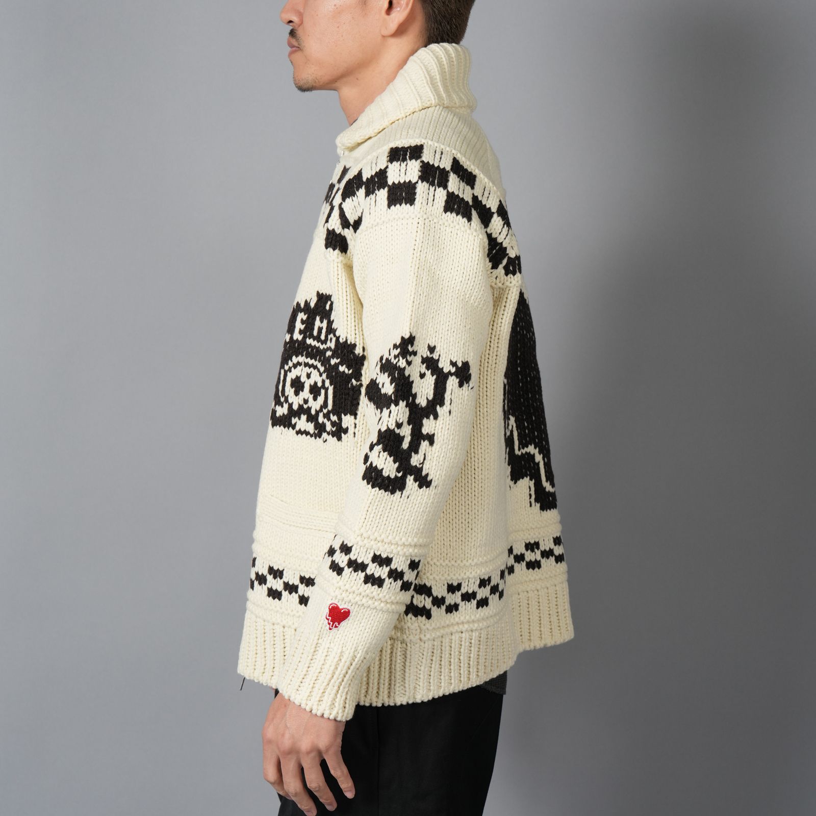 EU LATIN KNIT JACKET / ラテン ニットジャケット (アイボリー)