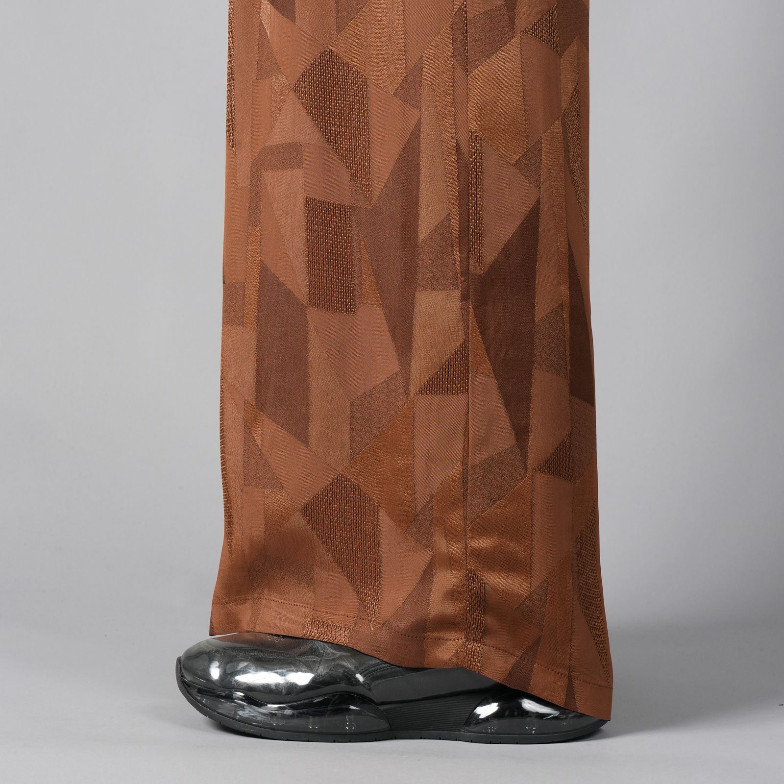 【ラスト1点】RAYON CUPRA TROUSERS / レーヨン キュプラ トラウザーズ (ブラウン)