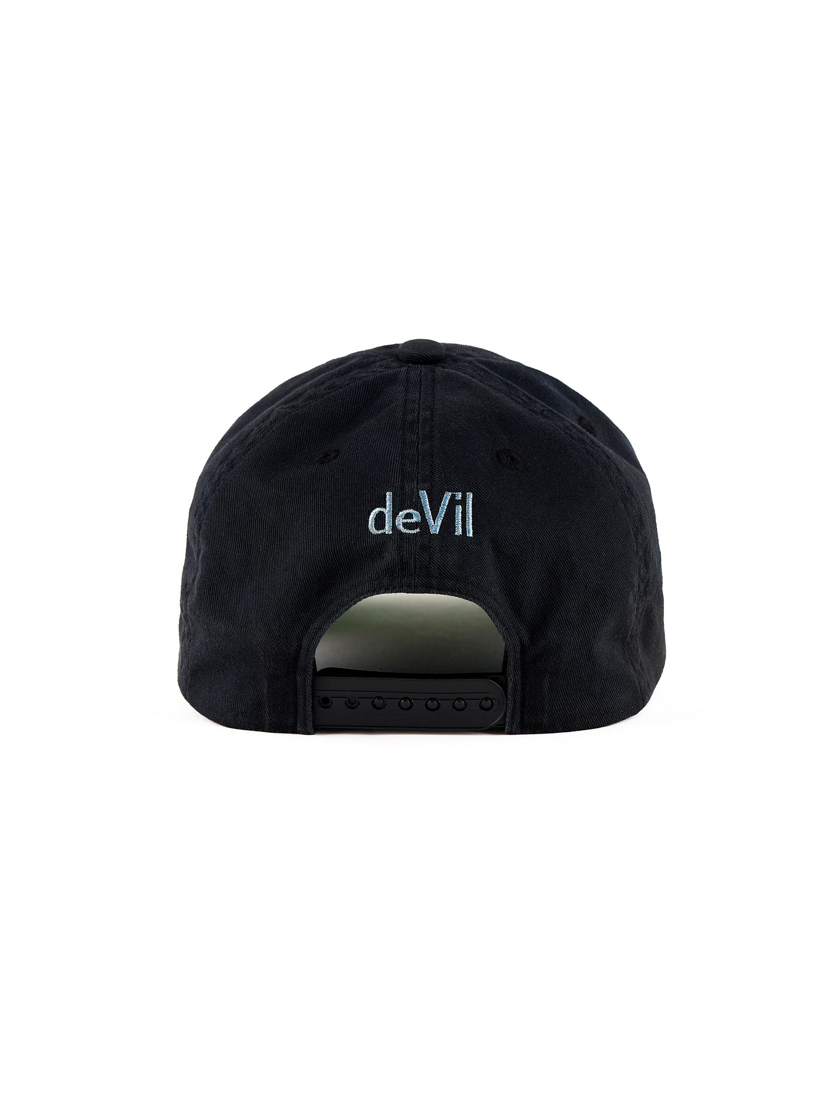 【ラスト1点】 SM-A23-0000-048 / CAP / DEVIL  / キャップ / スナップバック (ブラック)