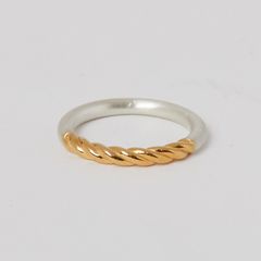 【ALMOSTBLACK × IXA】Shiki Ring -AKI- / リング (ゴールド/シルバー)