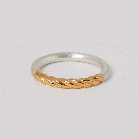 【ALMOSTBLACK × IXA】Shiki Ring -AKI- / リング (ゴールド/シルバー)