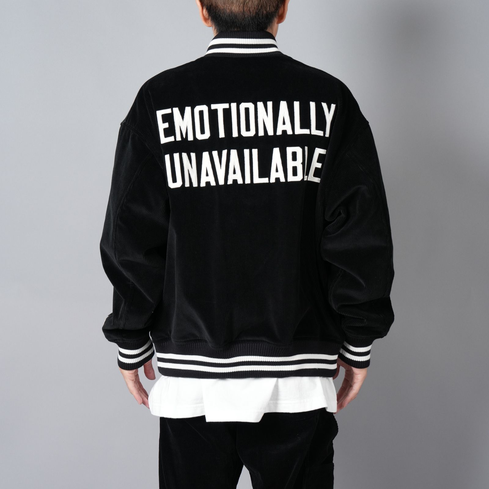 EU-YS1-0000-001 / HEART LG CORDUROY JKT / BK / ハートロゴ コーデュロイジャケット  (ブラック)