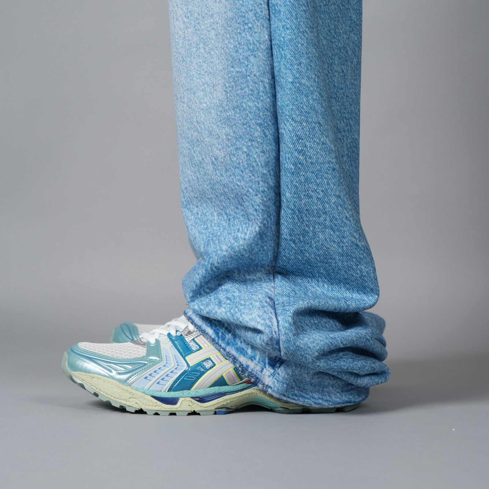 TRANS DENIM SWEAT TROUSER / トランス デニム スウェット トラウザー (インディゴ)