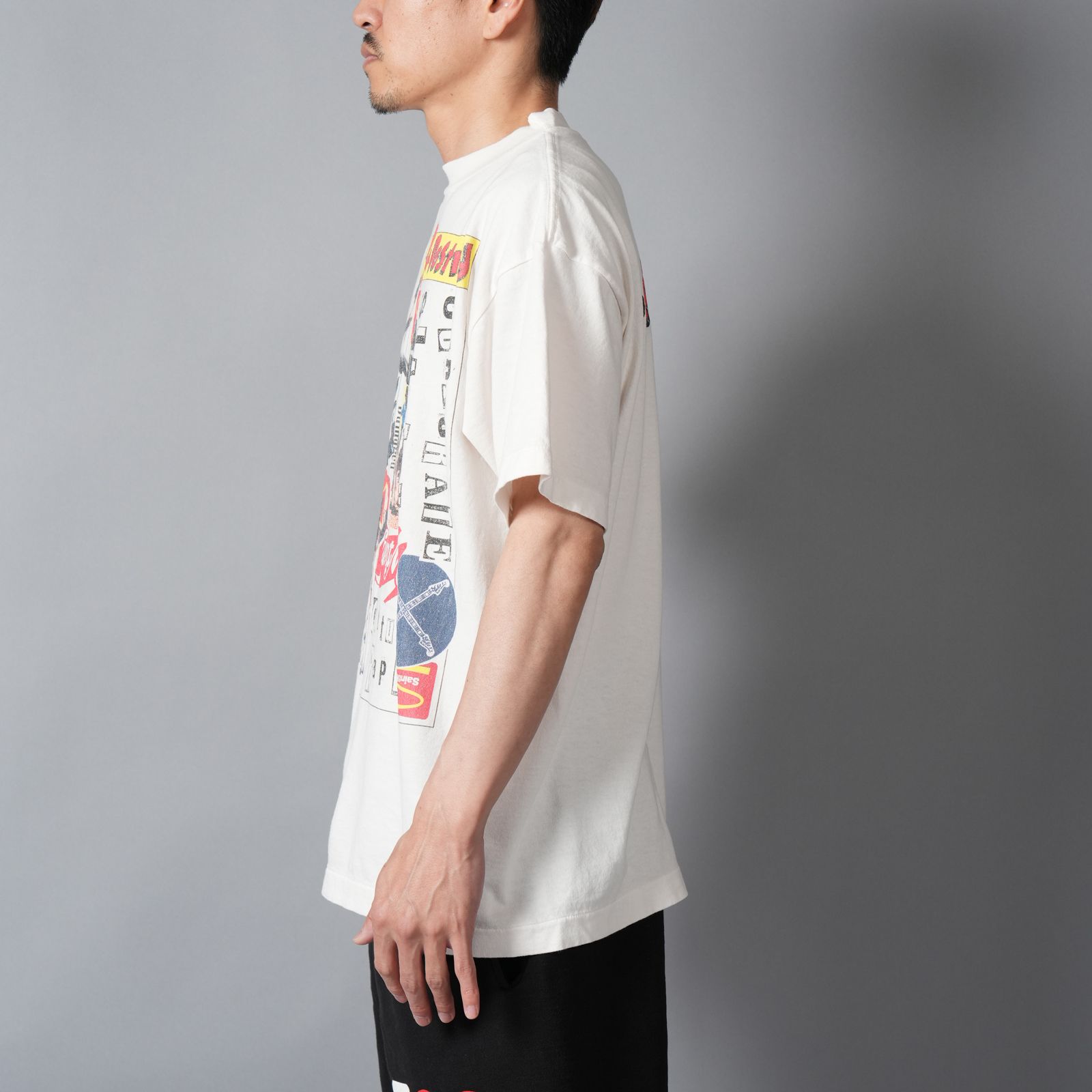 【残りわずか】【コラボ】SM-MK8-0000-C03 / JR_SS T-SHIRT / DESTROY / WHITE / Tシャツ(ホワイト)
