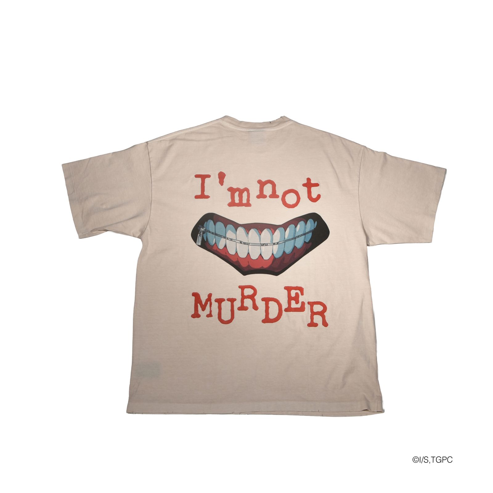 [東京喰種]  TTGM25SM001 / S/S T-Shirt  (KANEKI MASK)  / Tシャツ (ホワイト)