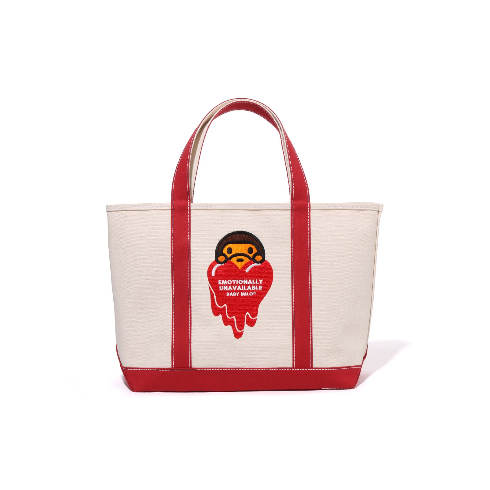 【ラスト1点】【コラボ】EU-HR8-0000-C38 / EU MILO TOTE / RED / トートバック  (レッド)