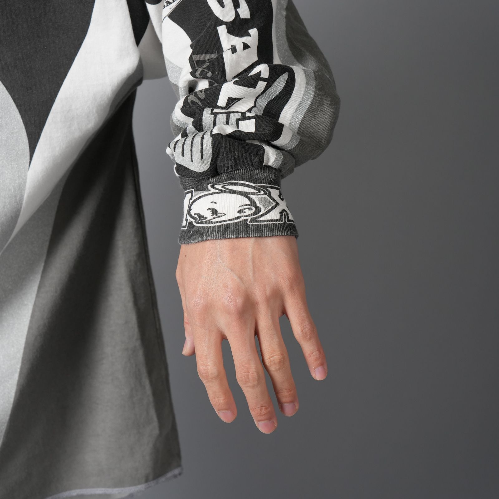 【ラスト1点】SM-MK8-0000-029 / LS T-SHIRT / SAINT MX / BLACK / ロンT・カットソー (ブラック)