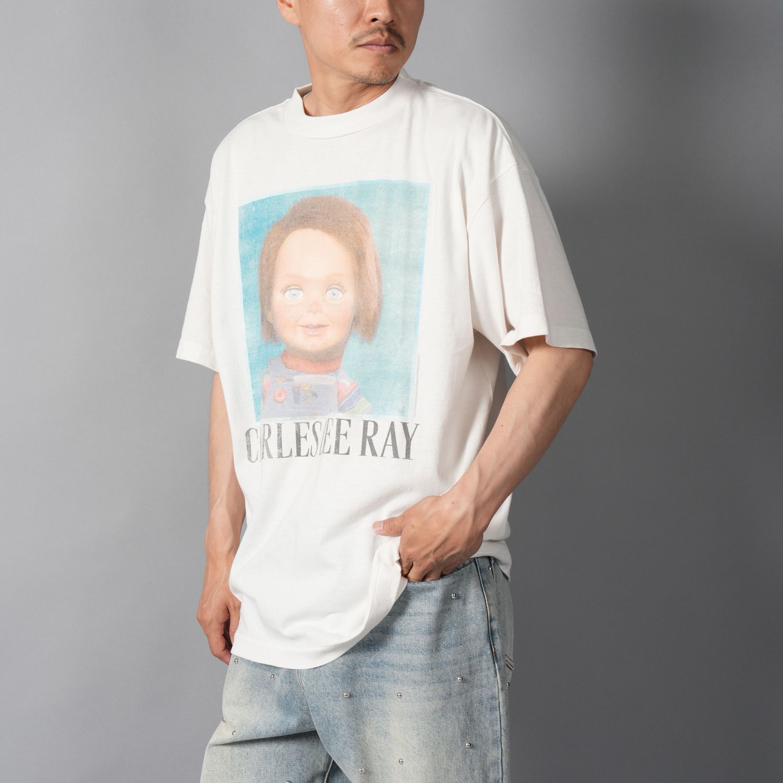 【残りわずか】【コラボ】SM-MK1-0000-C68 / CKY_SS T-SHIRT / SAINT / WHITE / Tシャツ  (ホワイト)