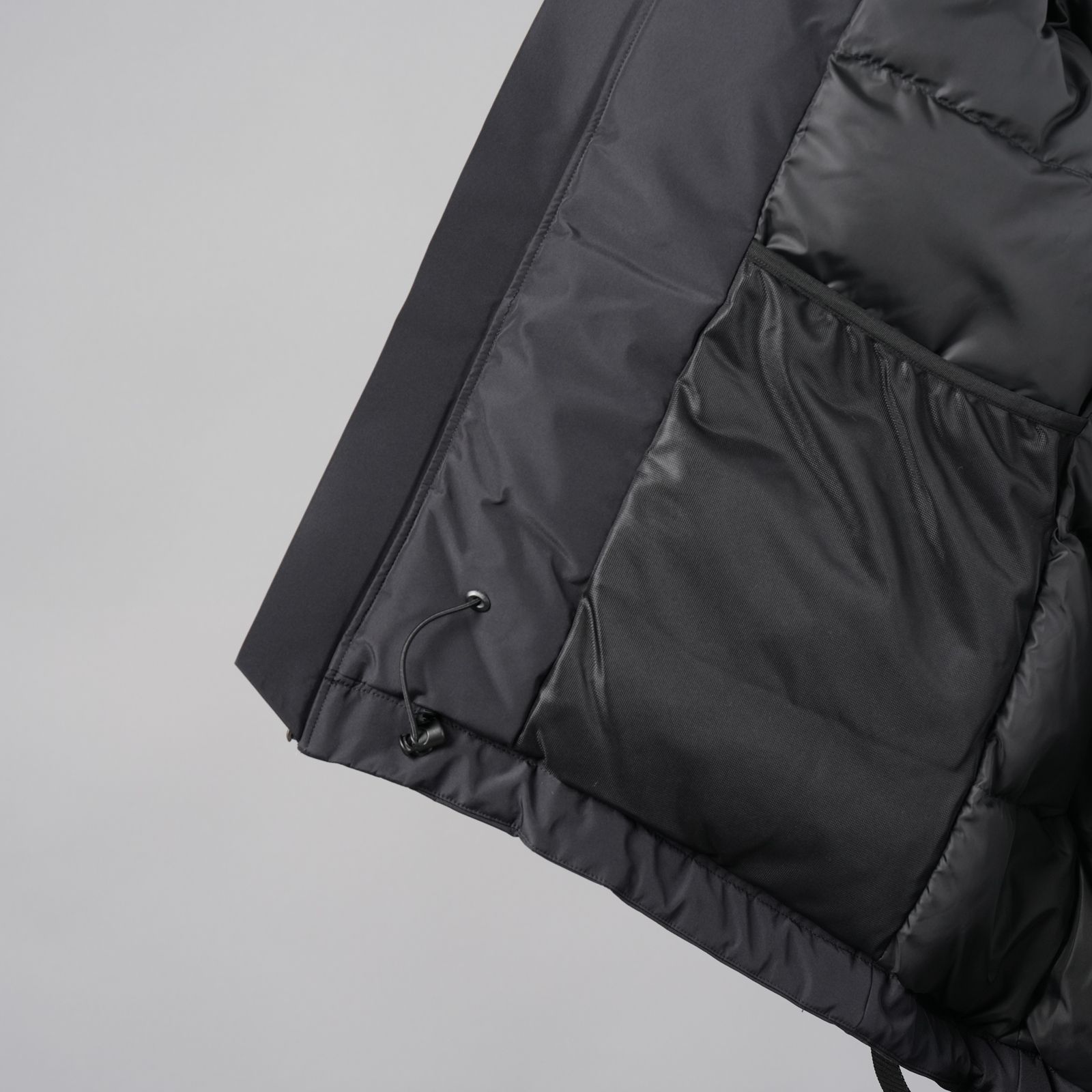 【ラスト1点】【限定】GORE-TEX PRODUCT 40DY/CK 3L x PRIMALOFT COAST GUARD SHELL / ゴアテックス  スリーレイヤー  プリマロフト / ナイロンジャケット (ブラック)