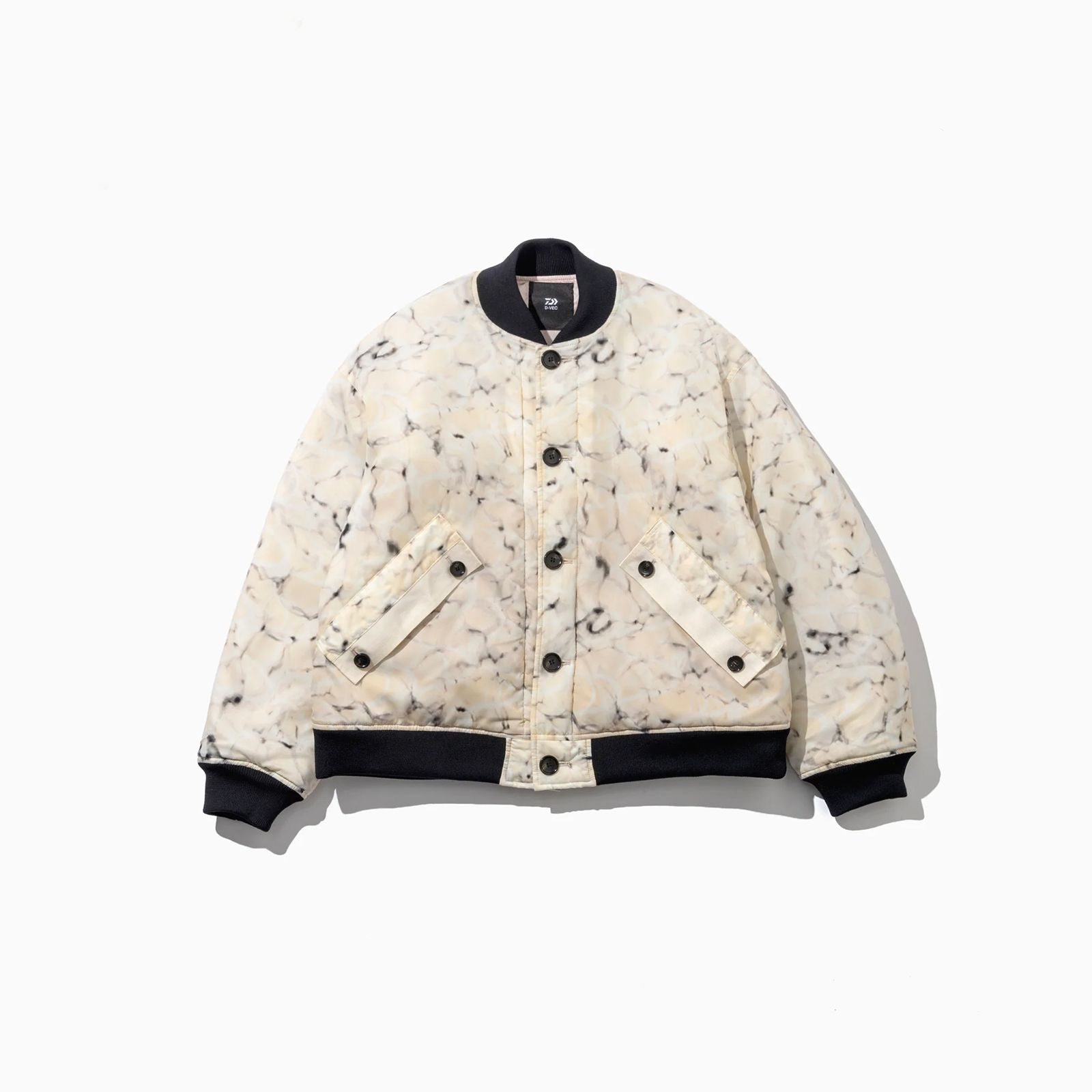 WR REAMIDE DOBBY FLIGHT JACKET  / フライトジャケット (マーブルベージュ)