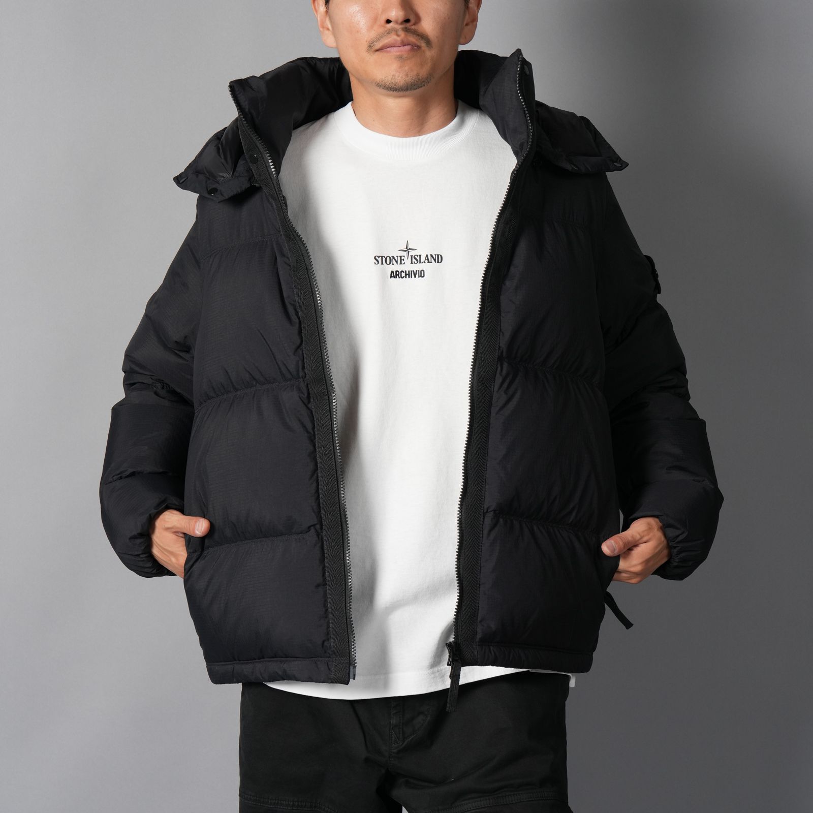4100013 / MATT RIPSTOP CORDURA ADVANCED FABRICS / ダウンジャケット [コーデュラ](ブラック)