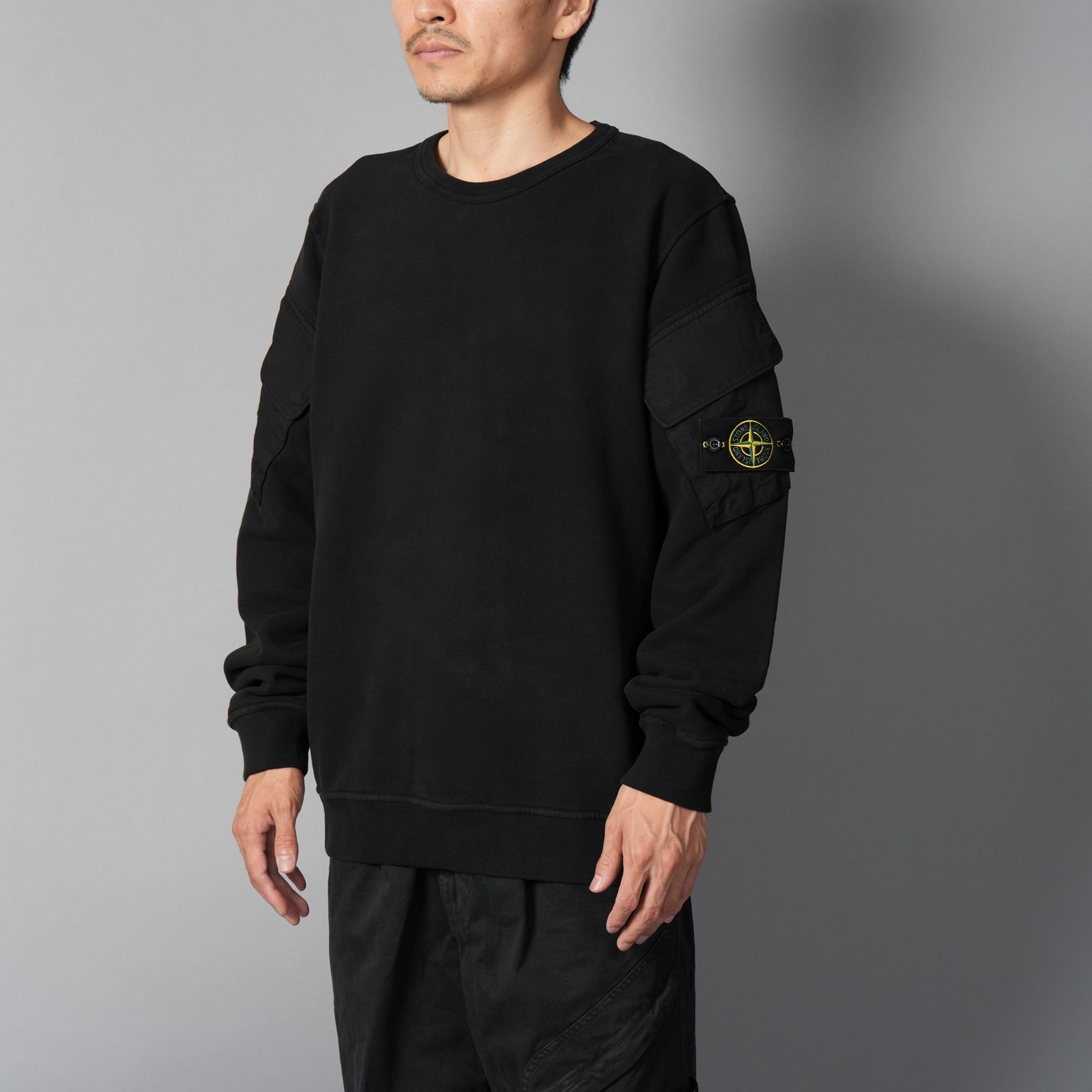ストーンアイランド　トレーナー STONE ISLAND - 6100008 / BRUSHED ORGANIC COTTON FLEECE