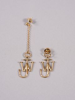 ASYMMETRIC ANCHOR EARRINGS / アシンメトリー アンカー イアリング (ゴールド)