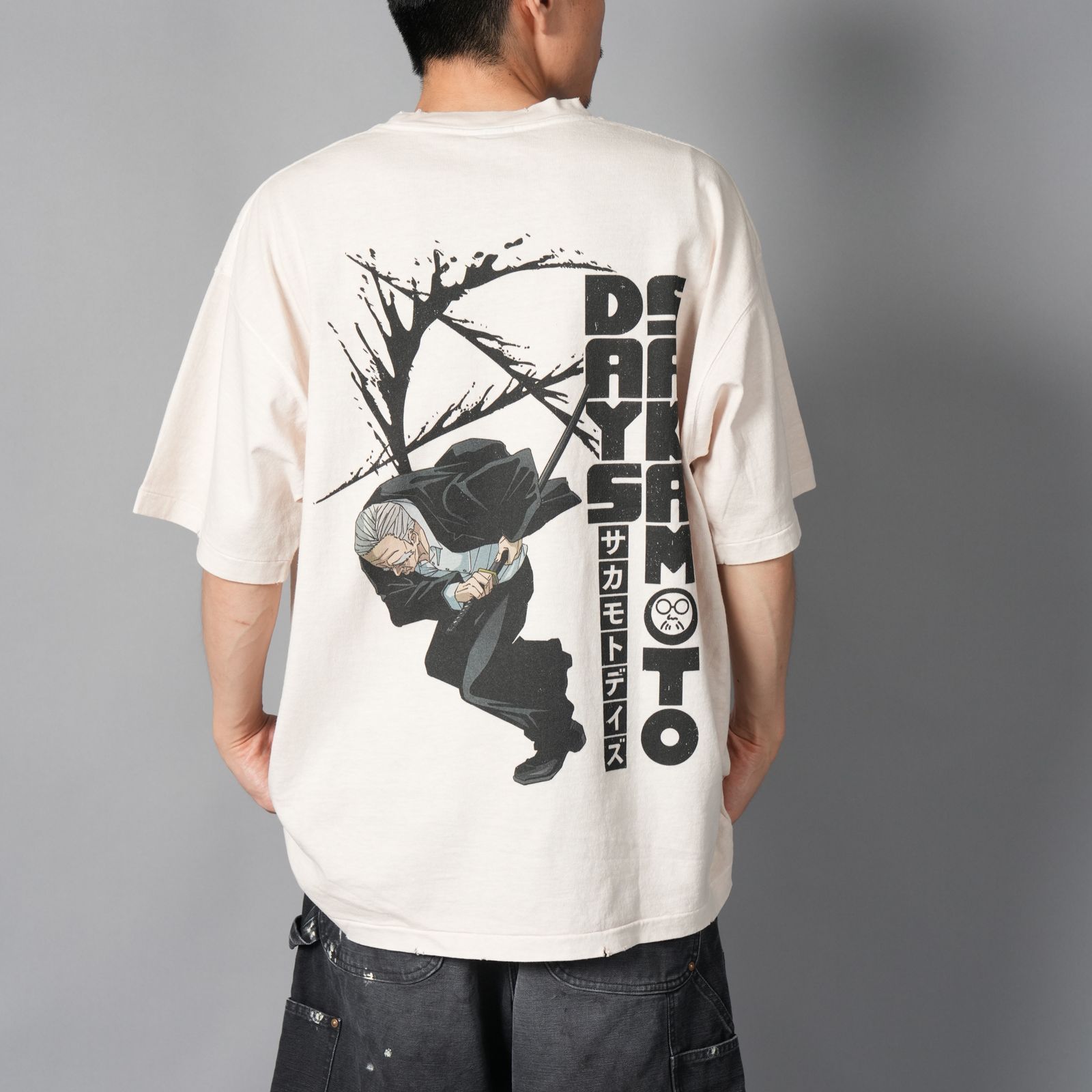 【残りわずか】[SAKAMOTODAYS]  TSDM25SM016 / S/S T-Shirt  (TAKAMURA)  / Tシャツ (ホワイト)
