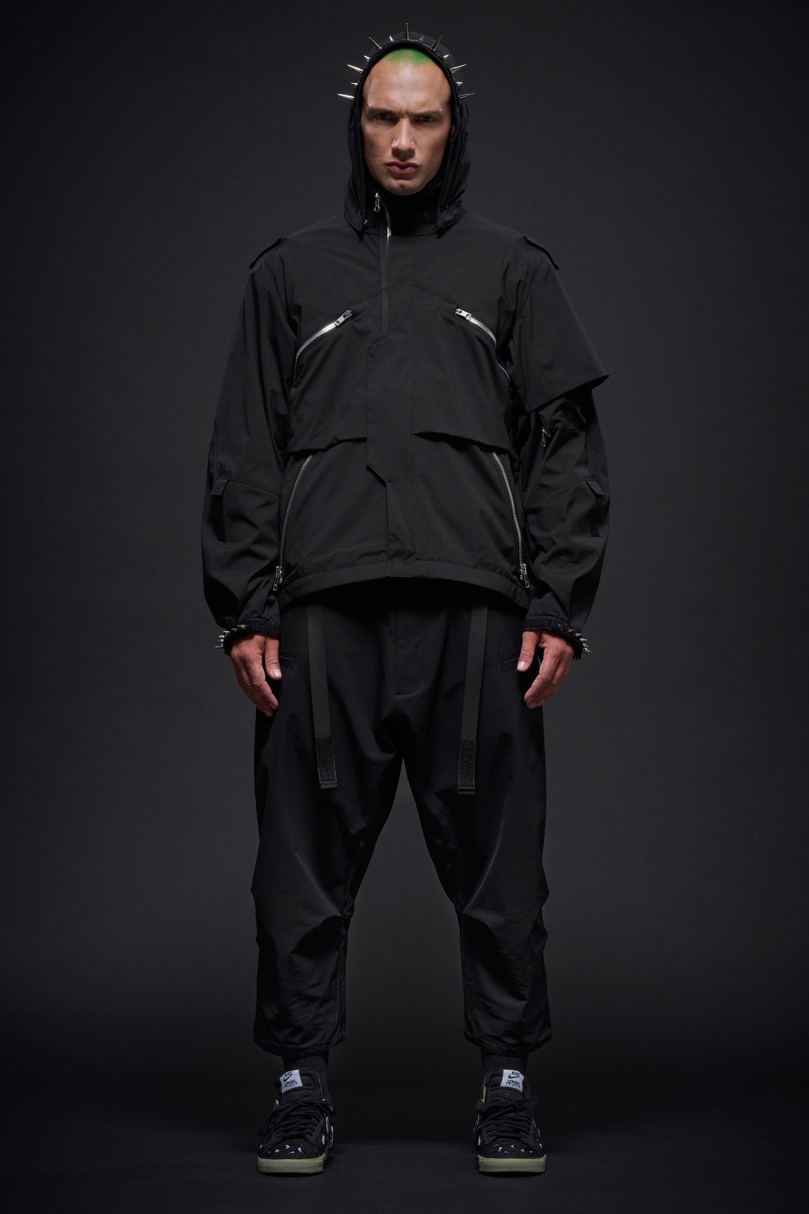 【ラスト1点】J1WB-E / Encapsulated Nylon Interops Jacket Gen. 1 / エンキャプスレイテッド ナイロン インターロプス ジャケット  [ワイドフィット] (ブラック)