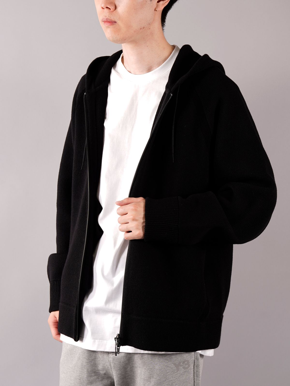 Y-3 CLASSIC KNIT FULL-ZIP SWEATER GV4216 | ncdc-gkp.in