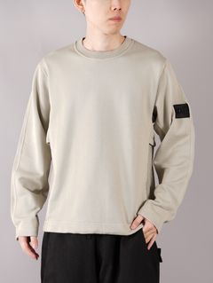 ラスト1点 / CREWNECK FELPA_CHAPTER 1 COTTON LYOCELL FLEECE / クルーネック フェルパ  (ベージュ)