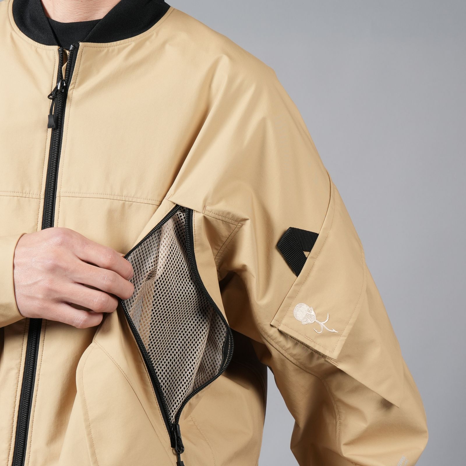 【ラスト1点】 WINDSTOPPER BY GORE-TEX LABS 3L S.R.G.SHIRTS BLOUSON / ゴアテックス ラボ スリーレイヤー / シャツブルゾン [防水・防風] (ベージュ)