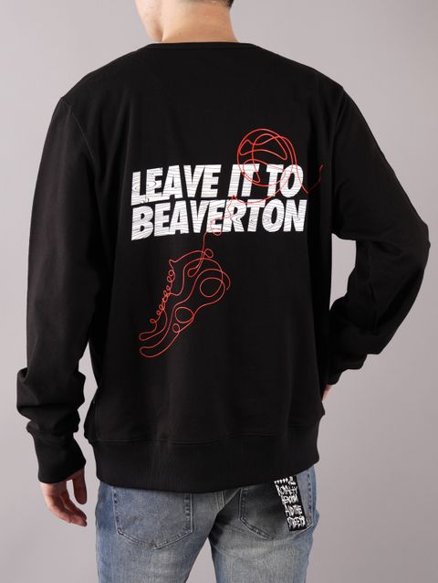LEAVE IT TO BEAVERTON CREWNECK LITB / リーヴ イット トゥ ビーバートン クルーネック(ブラック)