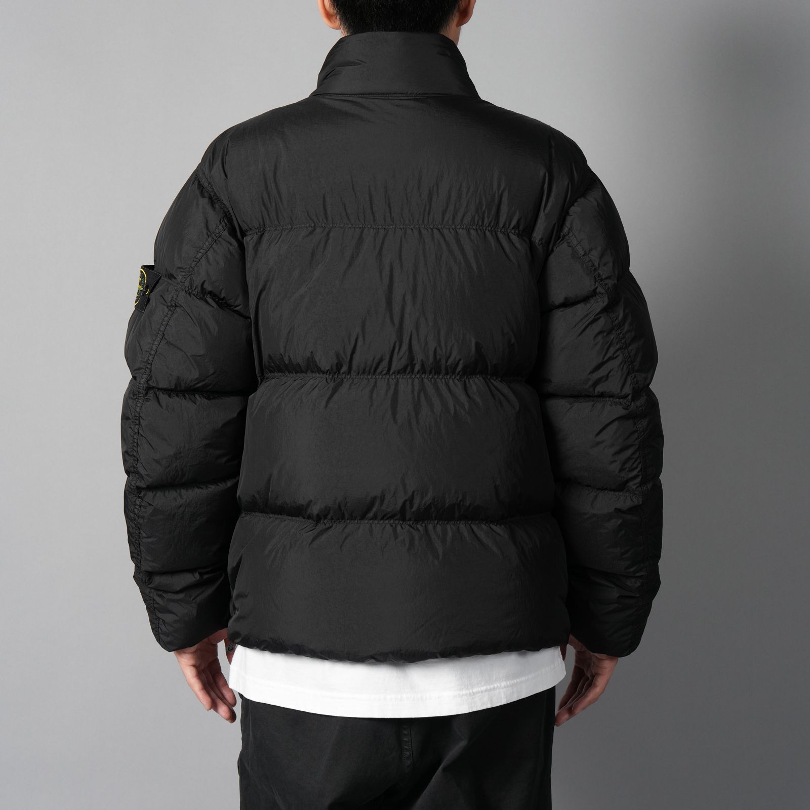 4100010 / CRINKLE REPS NY, RECYCLED NYLON / ダウンジャケット 【ガーメントダイ】(ブラック)