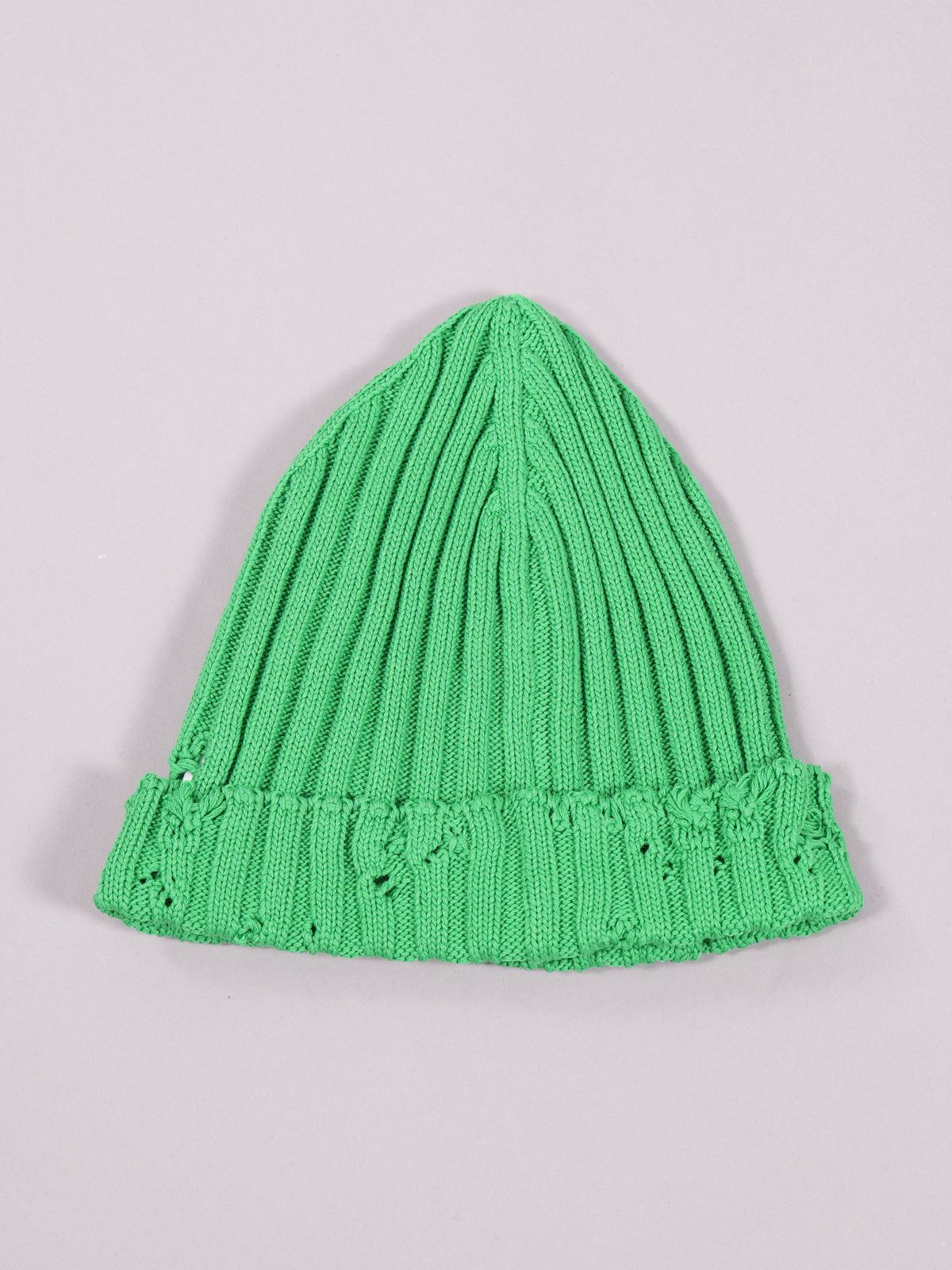 新品未使用タグ付　マルニ　MARNI ニット帽　緑x白　Mサイズ