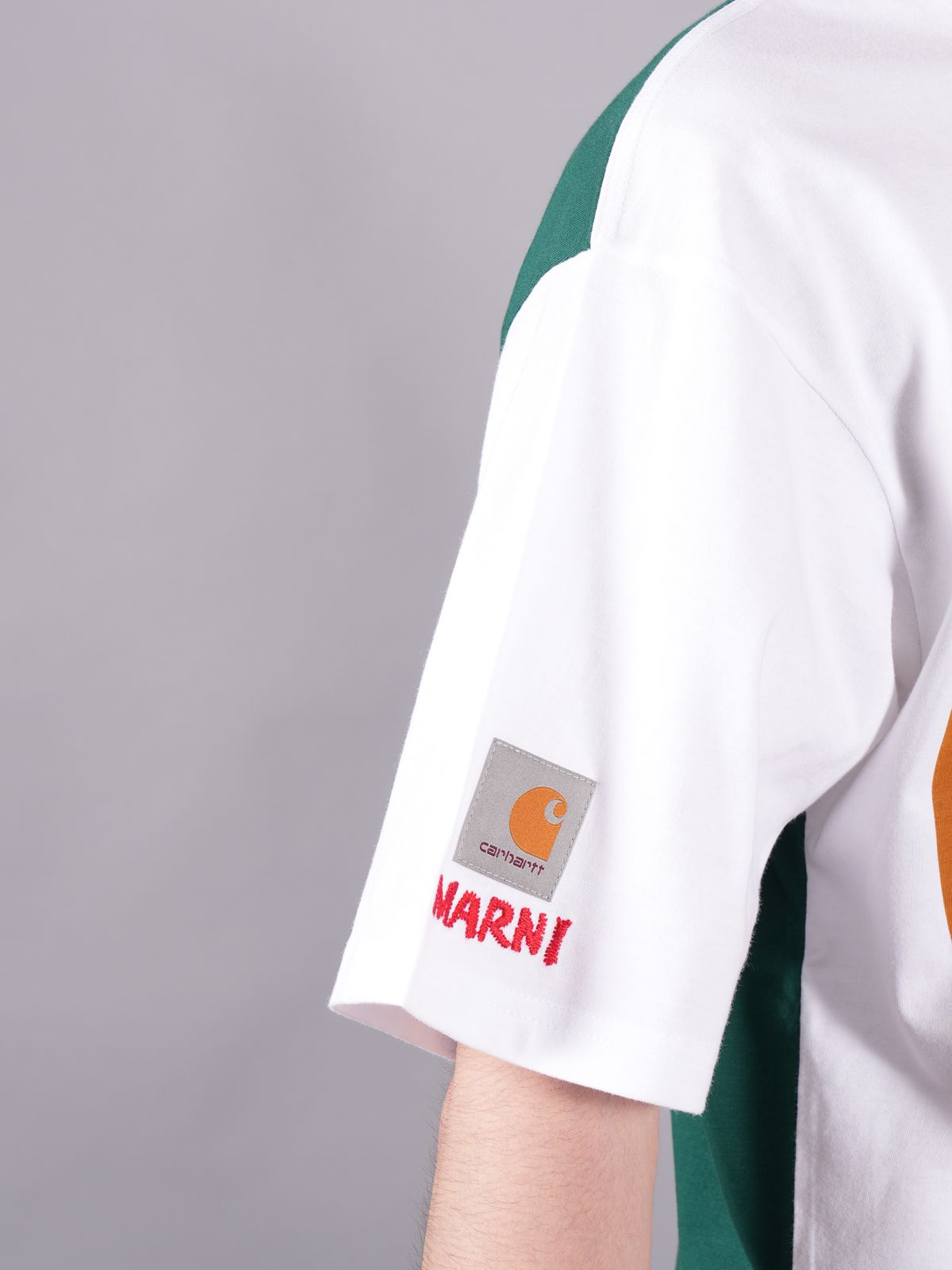 MARNI - 【ラスト1点】 MARNI X CARHARTT WIP - GREEN LOGO T-SHIRT