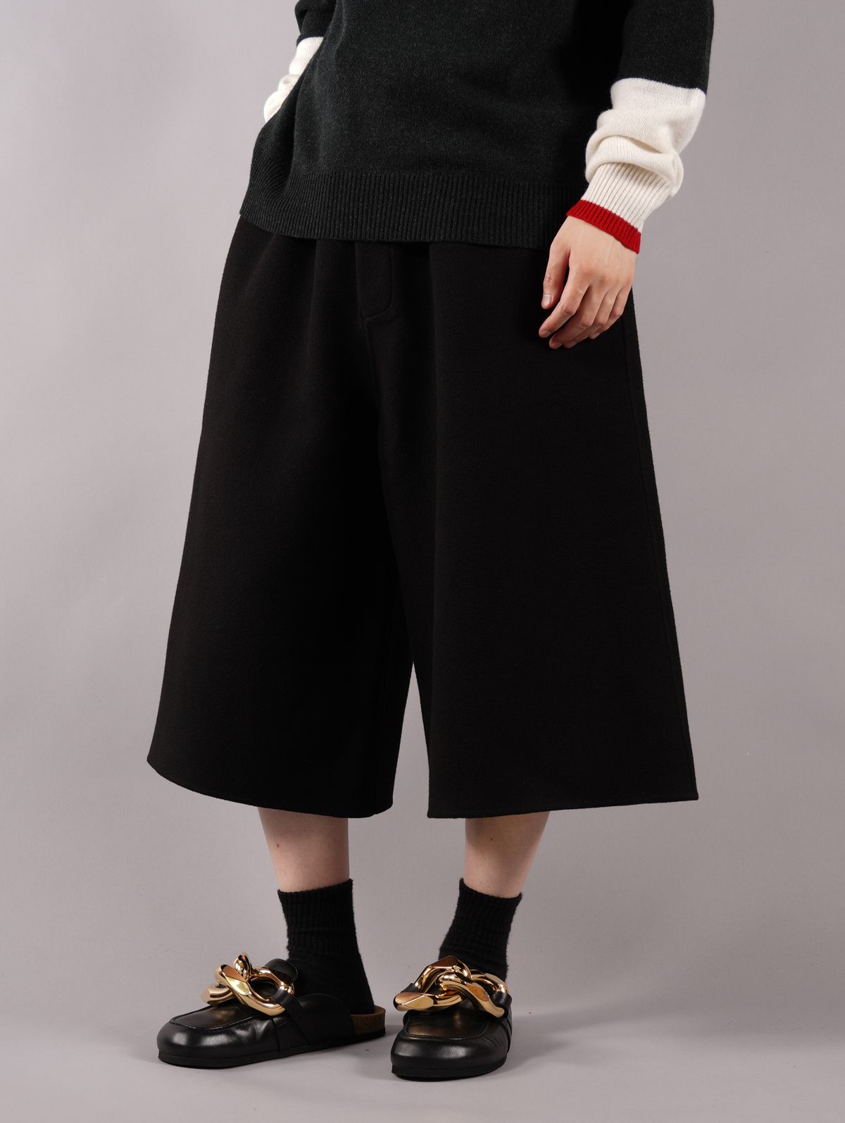 JW ANDERSON - ラスト1点 / OVERSIZE DOUBLE FACE WOOL SHORTS