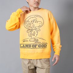 【残りわずか】SM-YS8-0000-027 / CRW SWEAT / LMB OF GD / クルーネックスウェット [クロップド](イエロー)
