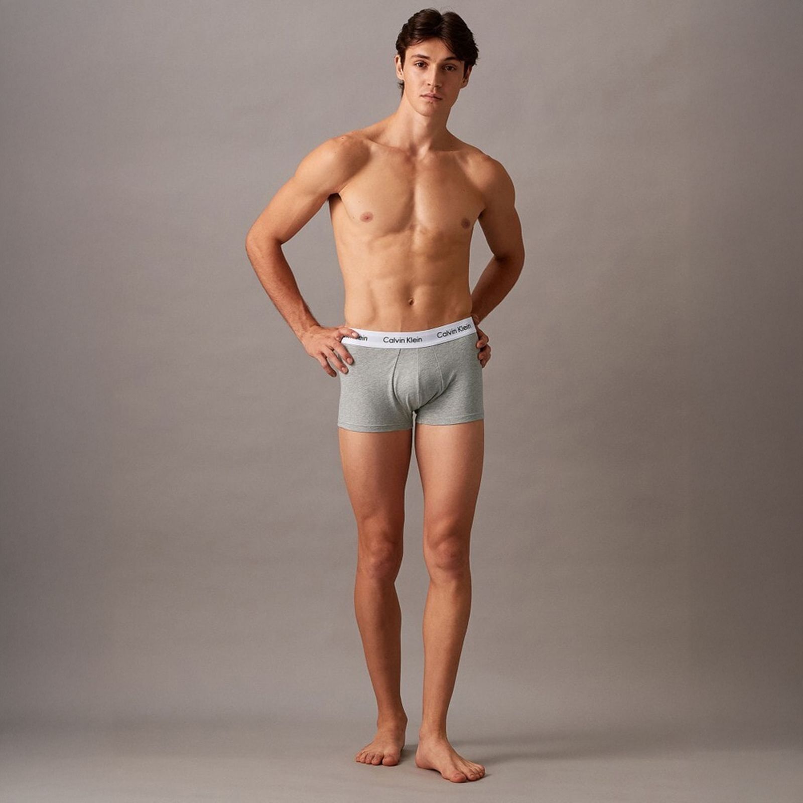 【ラスト1点】【定番アイテム】Low Rise Trunk 3pk / ローライズトランクス 3パック / ボクサーパンツ (ブラック/ホワイト/グレー)