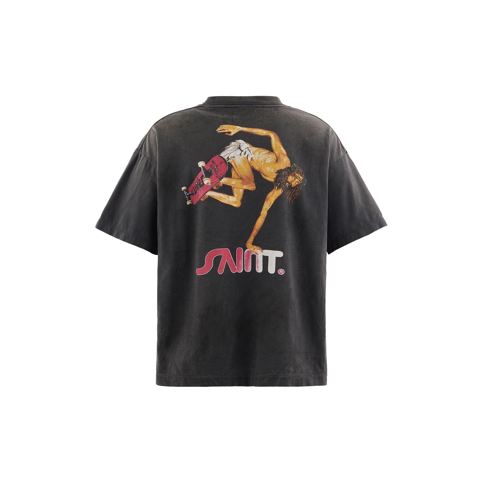 SAINT M×××××× - SM-MK8-0000-007 / SS T-SHIRT / SKATE / BLACK / T