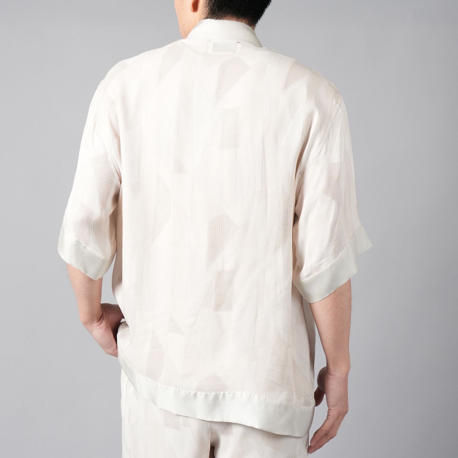 【ラスト1点】RAYON CUPRA SHIRT / レーヨン キュプラ シャツ (ベージュ)