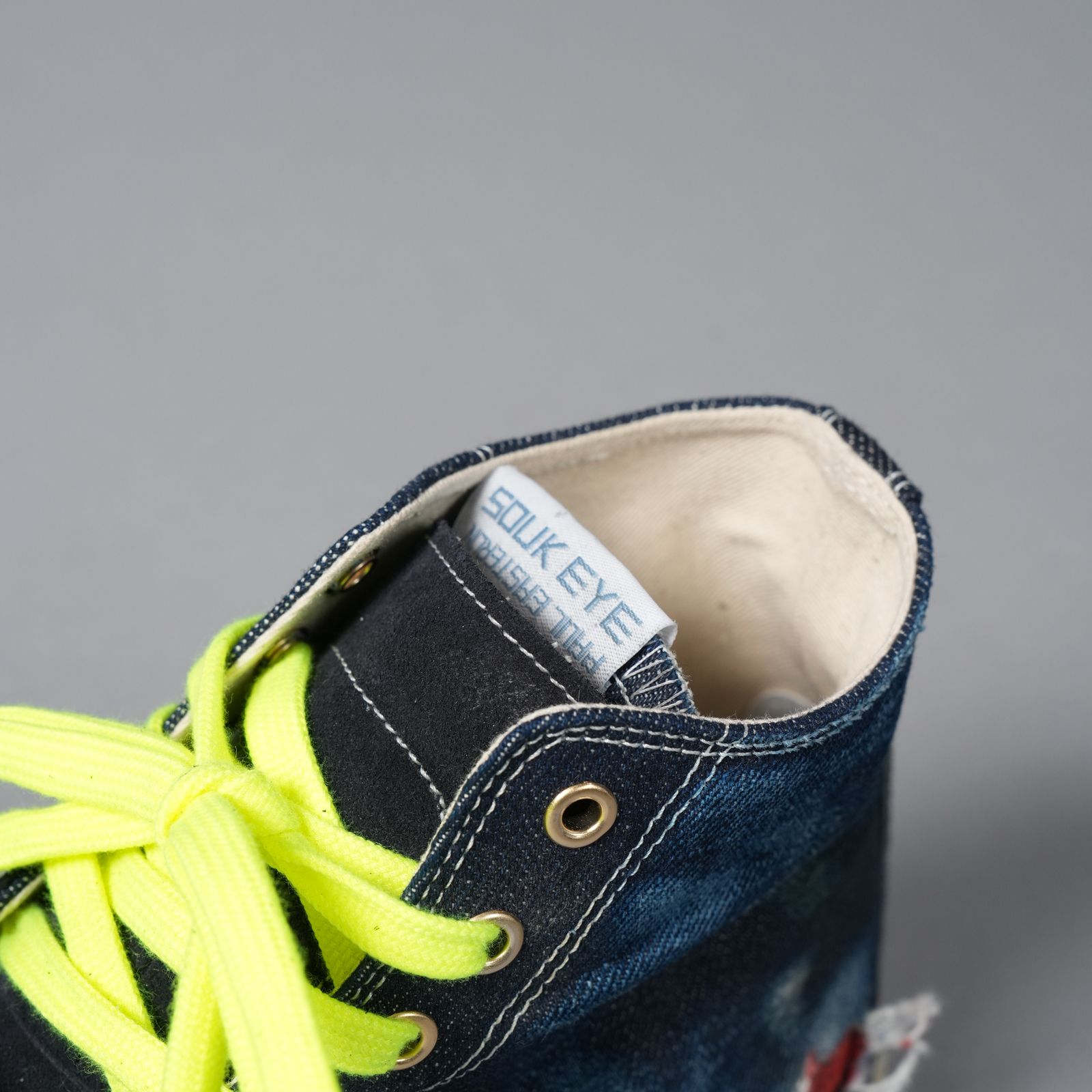 CALY STAR HI / キャリースターハイ / スニーカー (デニムブルー / カラーブラック)