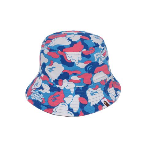 【コラボ】EU-MK8-0000-C13 / EU APE ALOHA BUCKET HAT / バケットハット(ブルー)