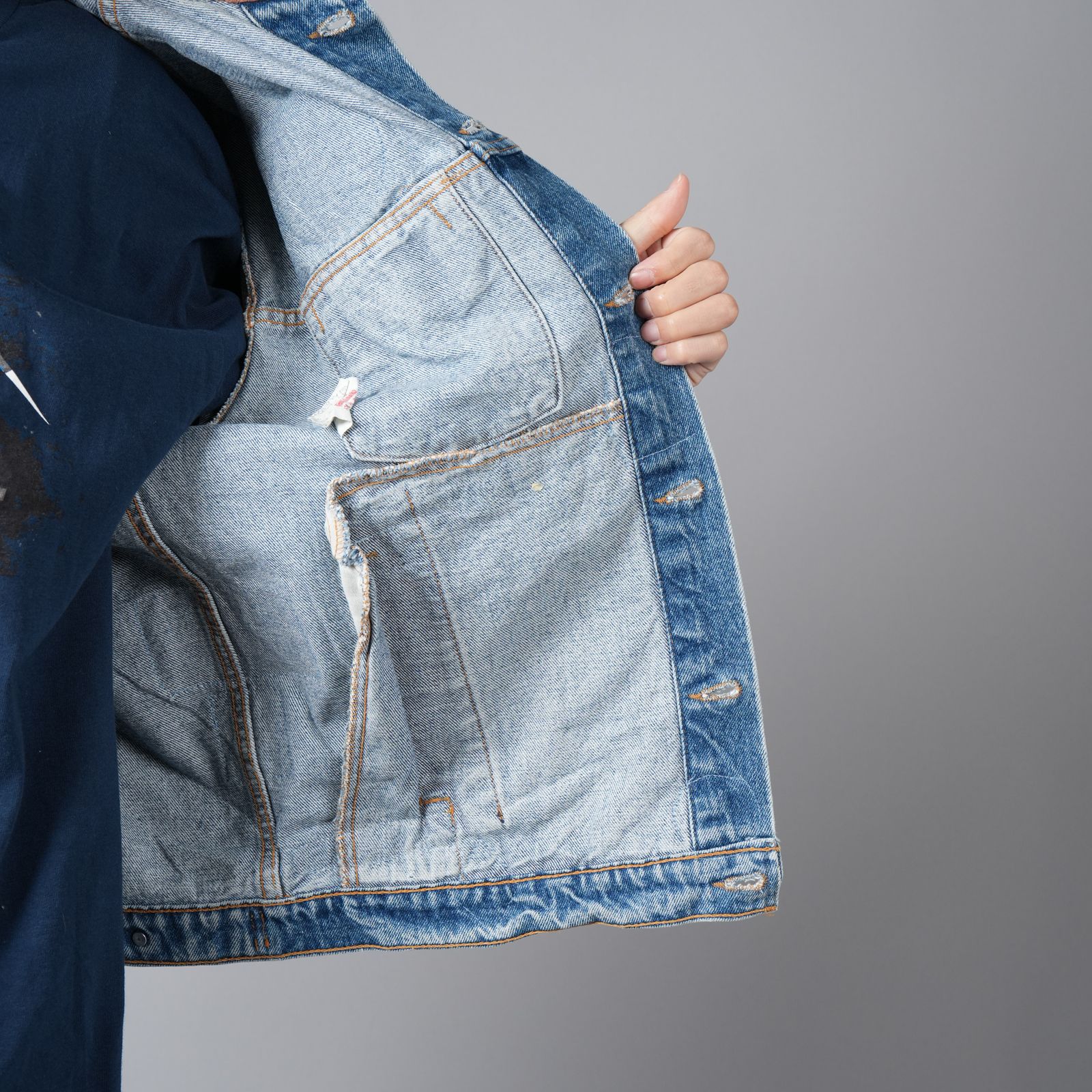 19SS Inside out Denim JKT デニムジャケット - ファッション