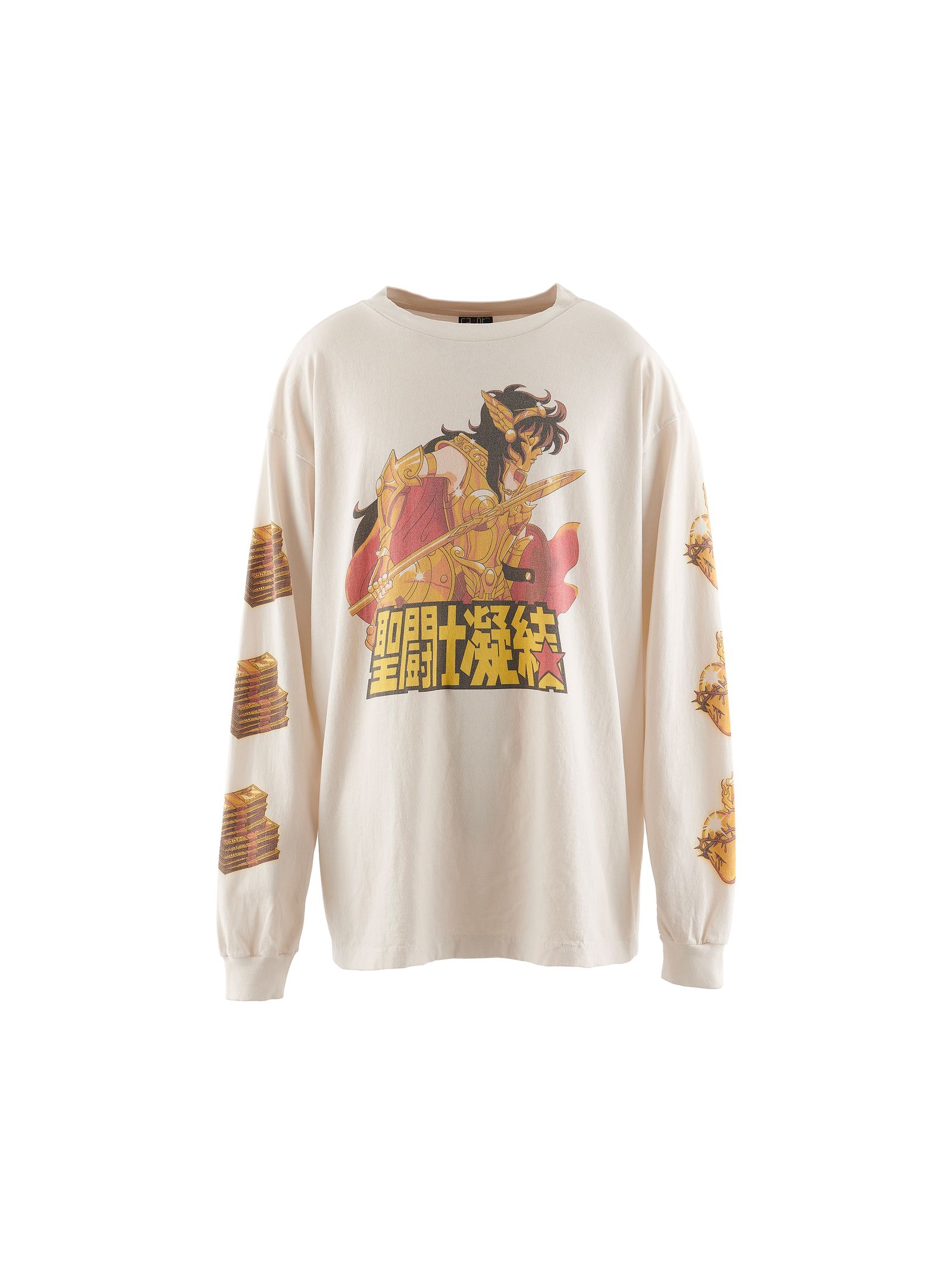 【残りわずか】【限定】SM-A23-0000-C05 / CL_LS T-SHIRT / 聖闘士 / ロンT/ カットソー  (ホワイト)