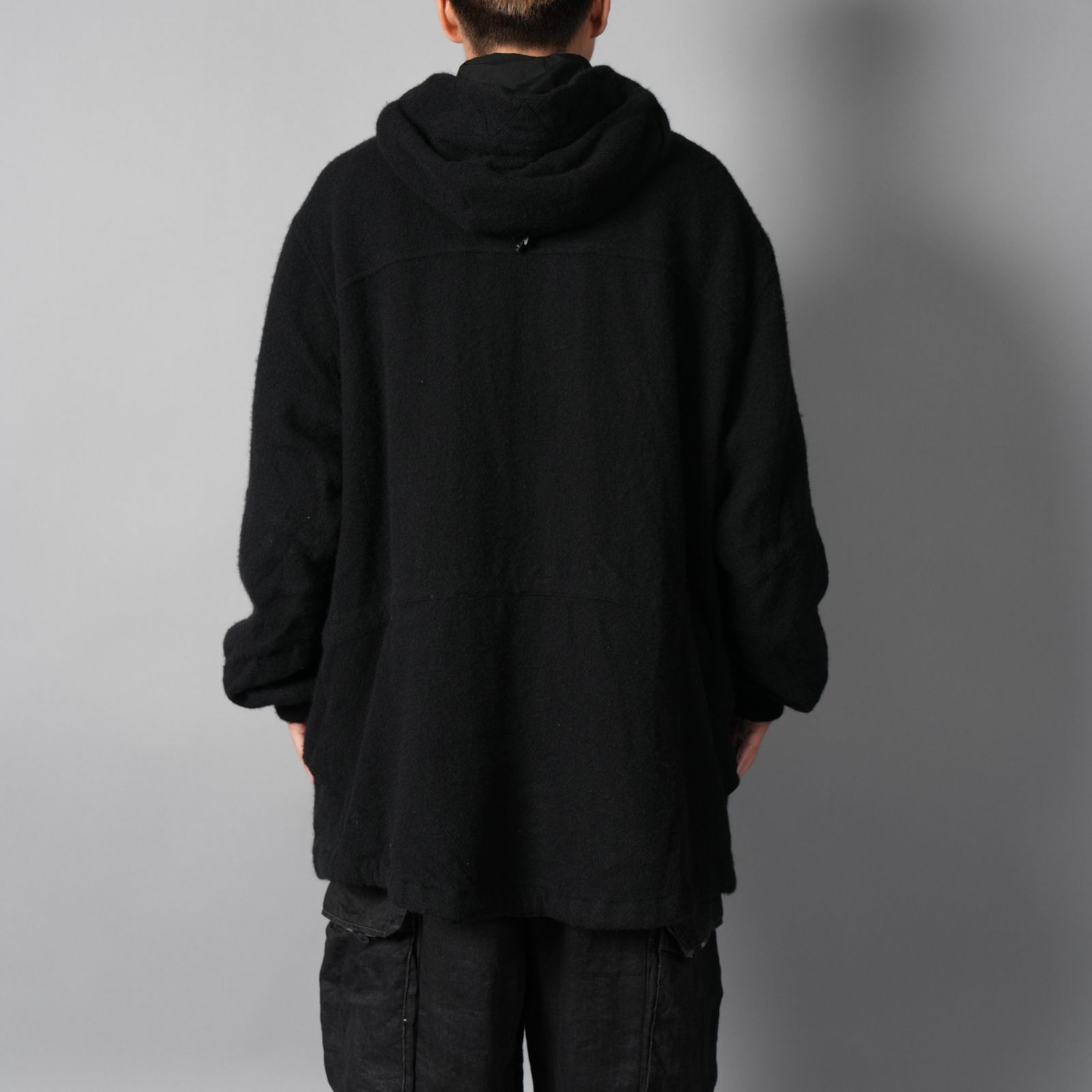Felted Wool Coat / フェルテッド ウールコート (ブラック)