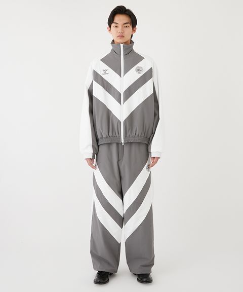 CORDURA CHEV PUFF JACKET / パフジャケット (グレー/ホワイト)