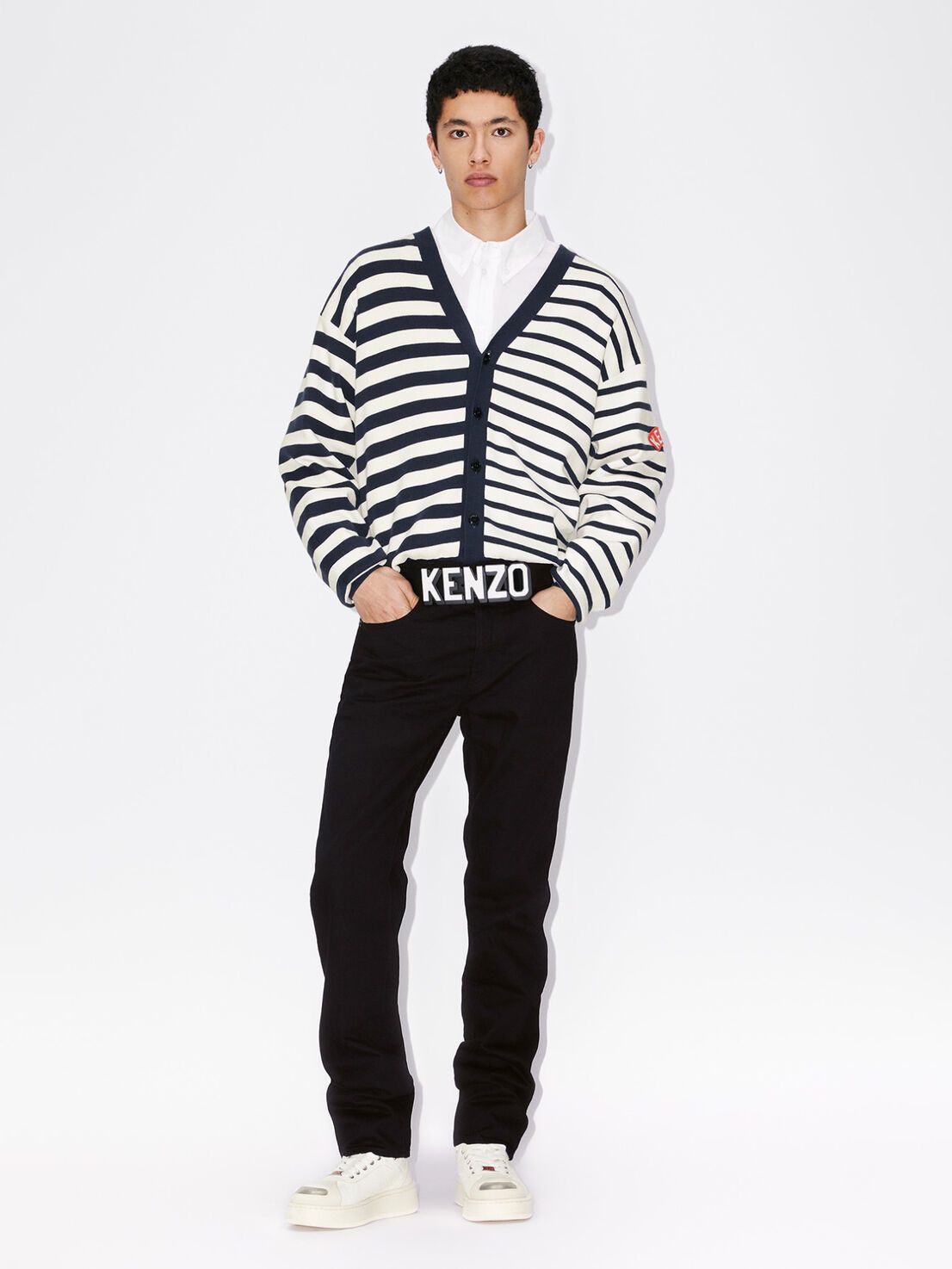 KENZO - NAUTICAL GRAPHIC CARDIGAN / ノーティカル グラフィック