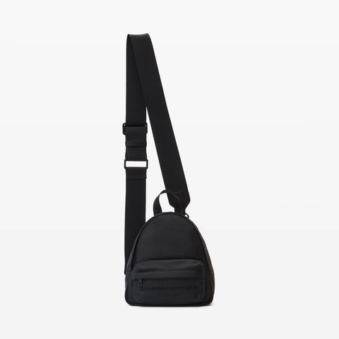 【ラスト1点】PUNCH MINI SLING BACKPACK / キャンバス ミニスリング パックパック   (ブラック) 20125B93T001 alexander wang