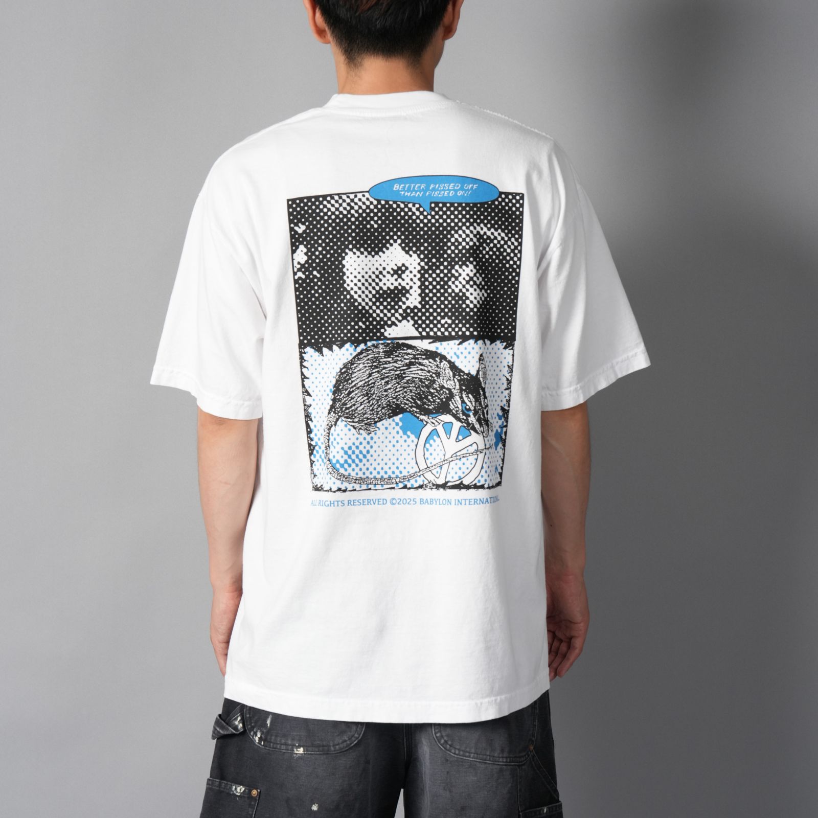 BB PISSED OFF TEE / Tシャツ  (ピュアホワイト)