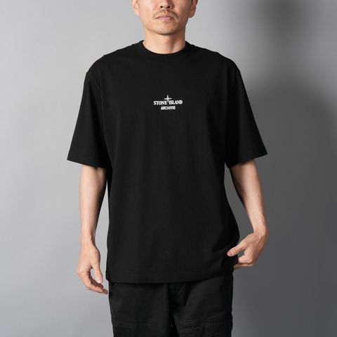 2100023 ORGANIC COTTON JERSEY / Tシャツ (ブラック)