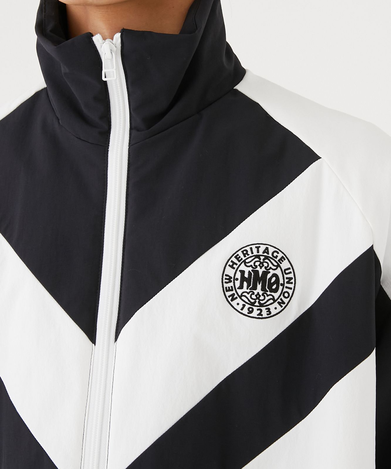 CORDURA CHEV PUFF JACKET / パフジャケット (ブラック/ホワイト)
