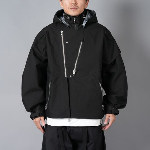 J68W-BQ / 3L Rider Jacket Gen. 1 / ライダージャケット / ナイロンジャケット[ワイドフィット](ブラック)