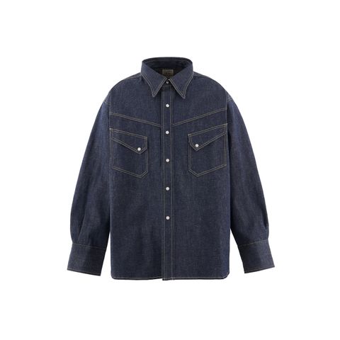 【コラボ】SM-MK8-0000-C43 / BBJ_DENIM SHIRT/ REGID / BLUE / デニムシャツ (ブルー)