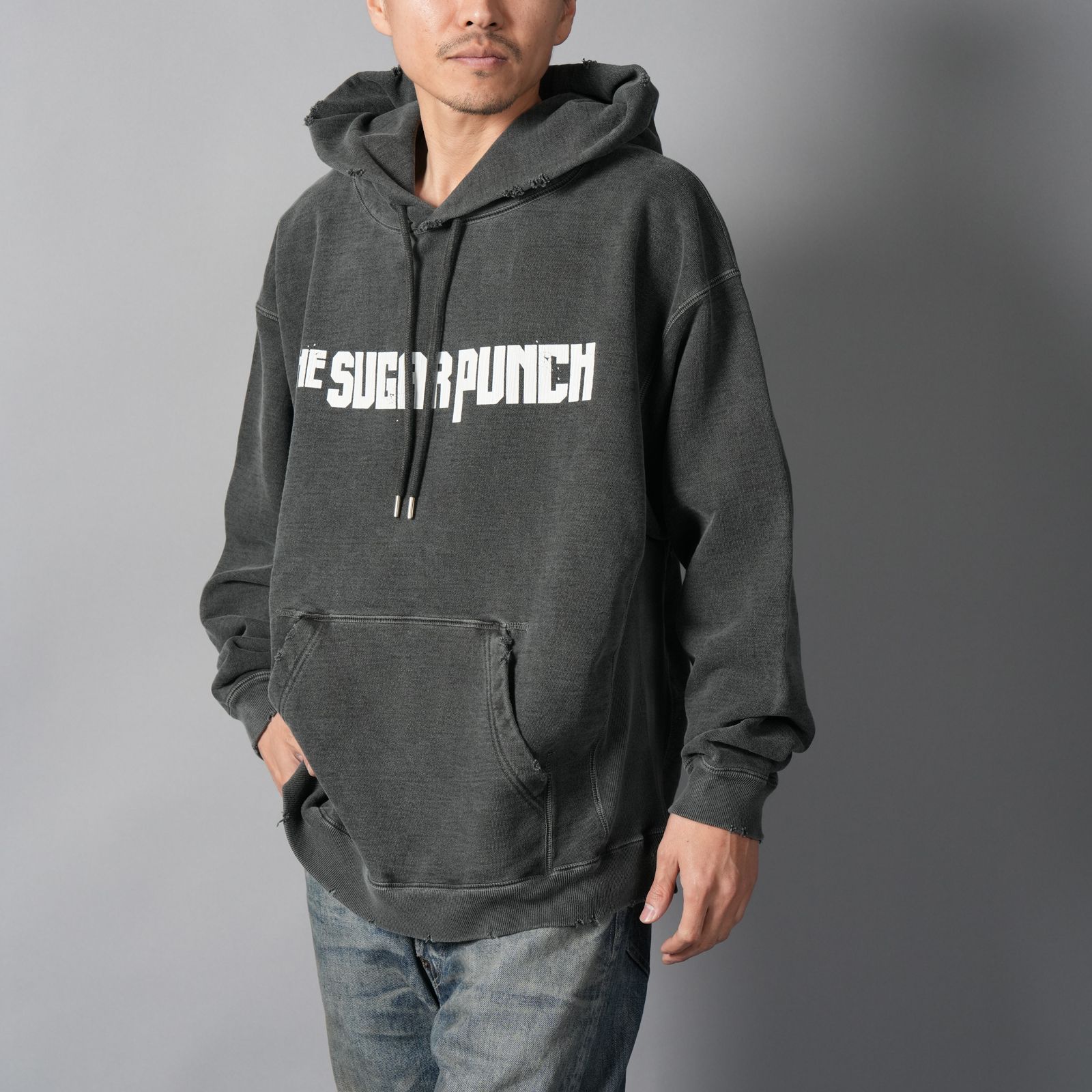 [LUPIN THE IIIRD]  Hoodie  (MAMO)  / パーカー・フーディー (ブラック)