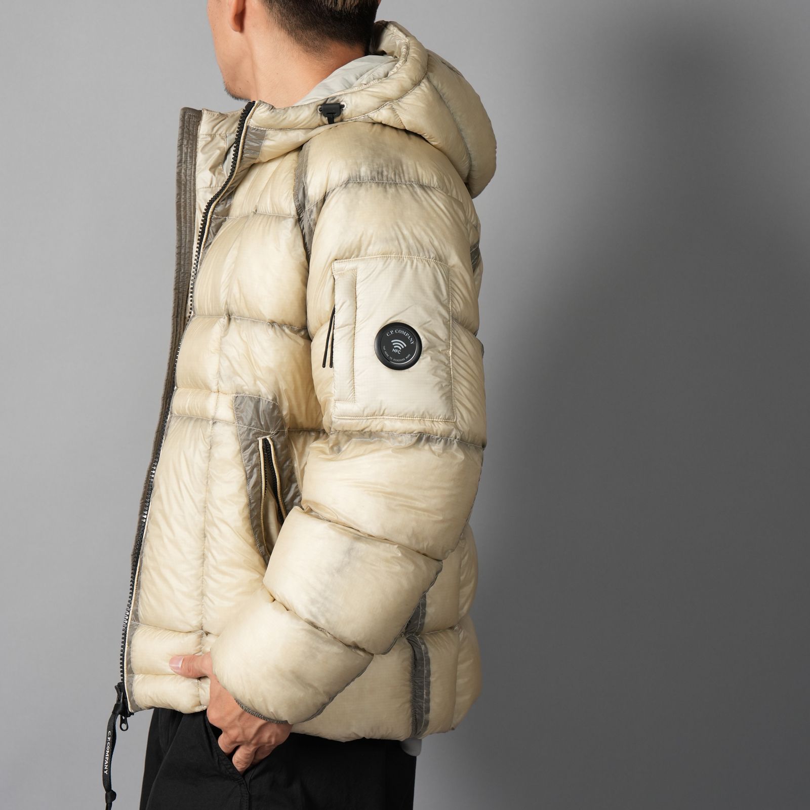 【残りわずか】D.D. SHELL HOODED DOWN JACKET / フーデッド ダウンジャケット (シルバーバーチ)