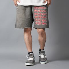 【ラスト1点】SM-MK8-0000-068 / SWEAT SHORTS / SAINT MXX / スウェットショーツ  (チャコール)