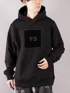 ラスト1点 / SQUARE LOGO HOODIE / スクエア ロゴ フーディー (ブラック)
